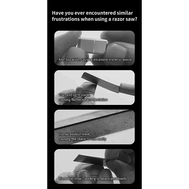 DSPIAE Precision Razor Saw with Replaceable Blade AT-HWP