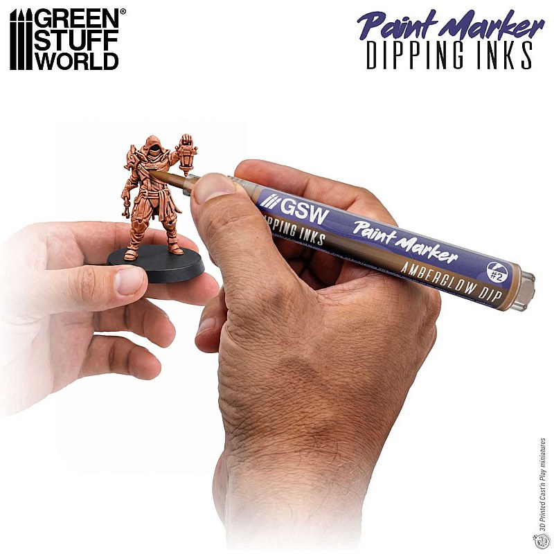 GreenStuffWorld Dipping Ink Marker - AMBERGLOW DIP 8435646541662ES additional image 2