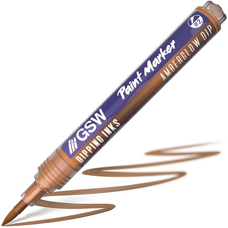 GreenStuffWorld Dipping Ink Marker - AMBERGLOW DIP 8435646541662ES