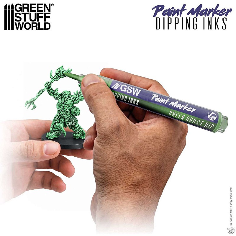 GreenStuffWorld Dipping Ink Marker - GREEN GHOST DIP 8435646541600ES additional image 2