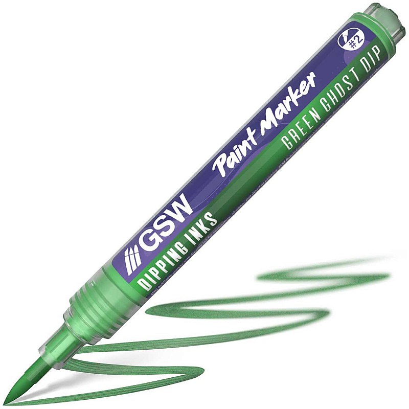 GreenStuffWorld Dipping Ink Marker - GREEN GHOST DIP 8435646541600ES