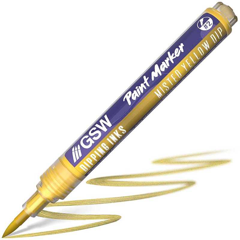 GreenStuffWorld Dipping Ink Marker - MISTED YELLOW DIP 8435646541495ES