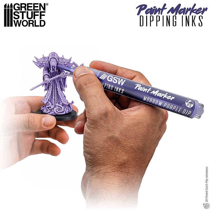 GreenStuffWorld Dipping Ink Marker - MORROW PURPLE DIP 8435646541785ES additional image 2