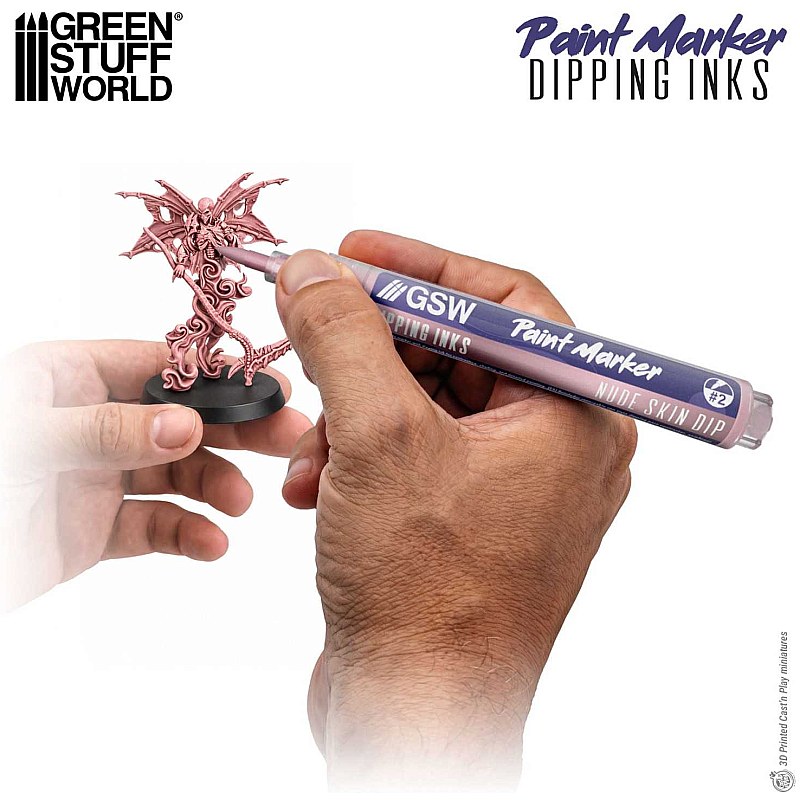 GreenStuffWorld Dipping Ink Marker - NUDE SKIN DIP 8435646541754ES additional image 2