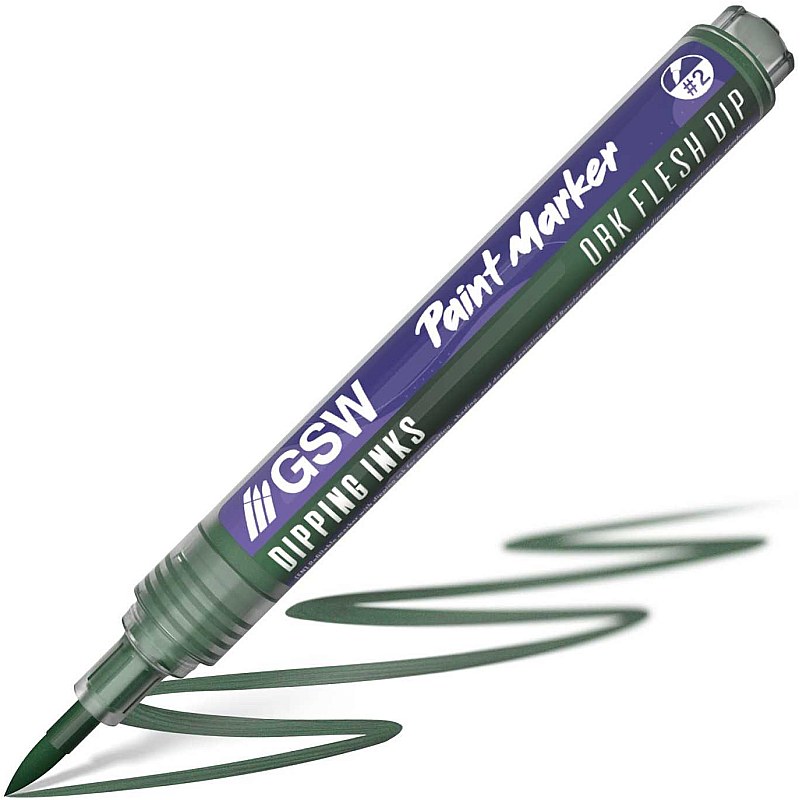 GreenStuffWorld Dipping Ink Marker - ORK FLESH DIP 8435646541624ES