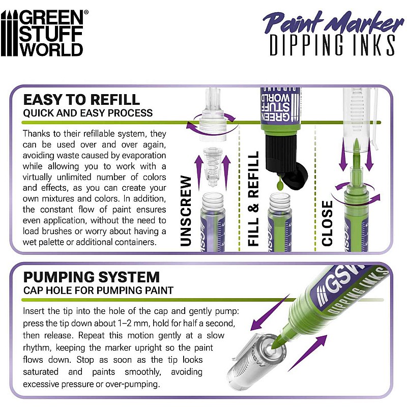 GreenStuffWorld Dipping Ink Marker - PAPYRUS DIP 8435646541488ES additional image 3