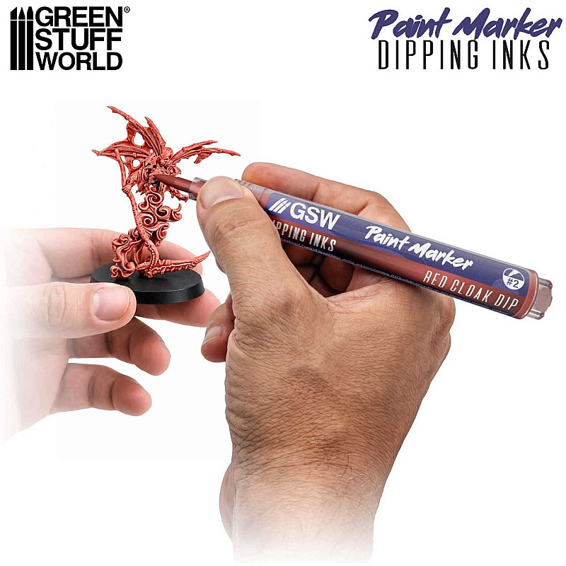 GreenStuffWorld Dipping Ink Marker - RED CLOAK DIP 8435646541518ES additional image 2