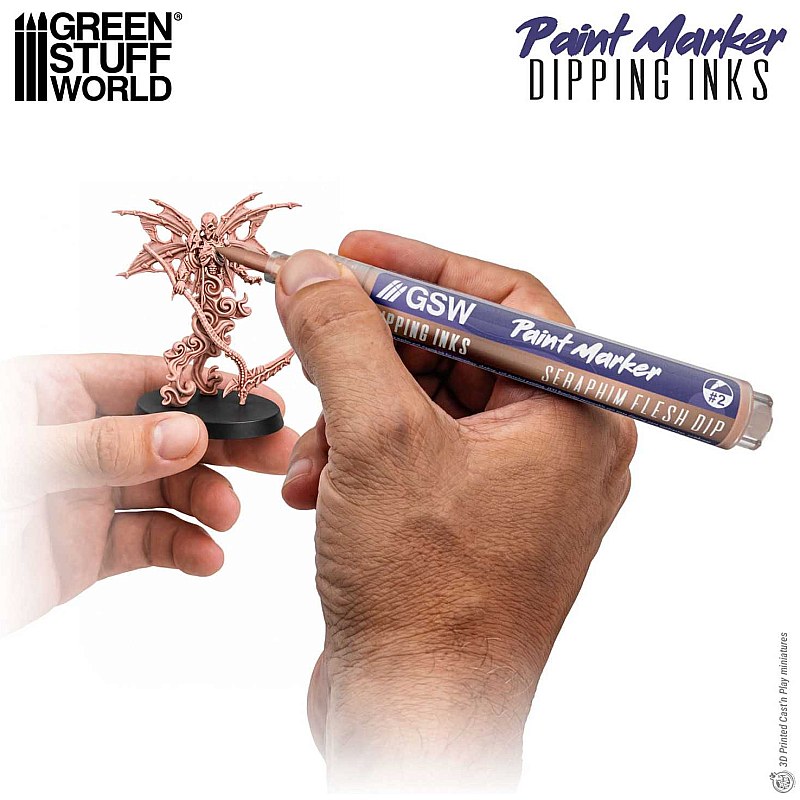 GreenStuffWorld Dipping Ink Marker - SERAPHIM FLESH DIP 8435646541747ES additional image 2