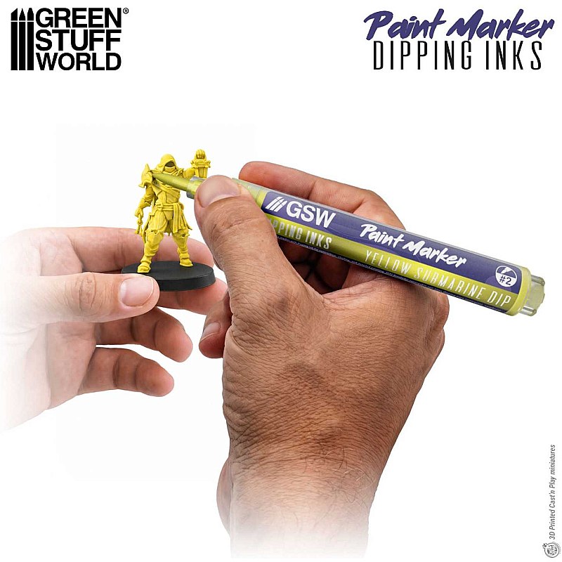 GreenStuffWorld Dipping Ink Marker - YELLOW SUBMARINE DIP 8435646541730ES additional image 2