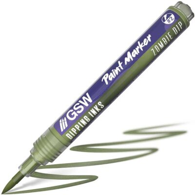 GreenStuffWorld Dipping Ink Marker - ZOMBIE GREEN DIP 8435646541570ES