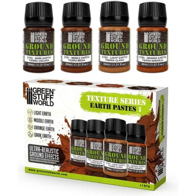 GreenStuffWorld Earth Texture Paint Set 30ml Vol 1 8435646507767ES
