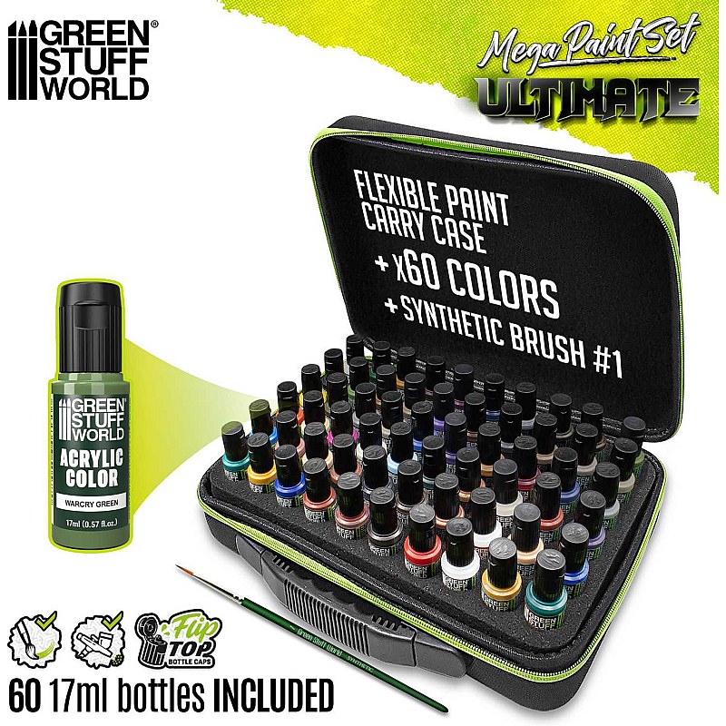 GreenStuffWorld Paint Carry Case 60 colors 8435646540054ES additional image 4