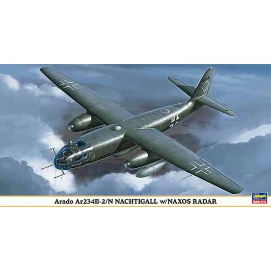 Hasegawa Arado Ar234B-2/N NACHTIGALL With NAXOS Radar 1/48 HALE07574