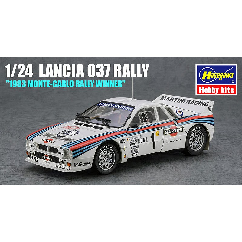 Hasegawa Lancia 037 Rally - 1983 Monte Carlo Rally Winner 1/24 HALE20854