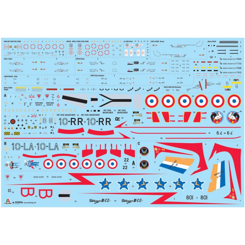 Italeri Dassault Mirage IIIC Interceptor 1/32 92505 additional image 3