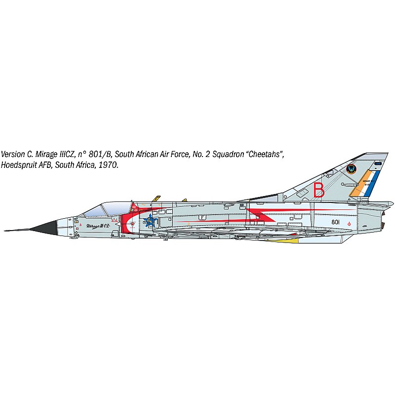 Italeri Dassault Mirage IIIC Interceptor 1/32 92505 additional image 7