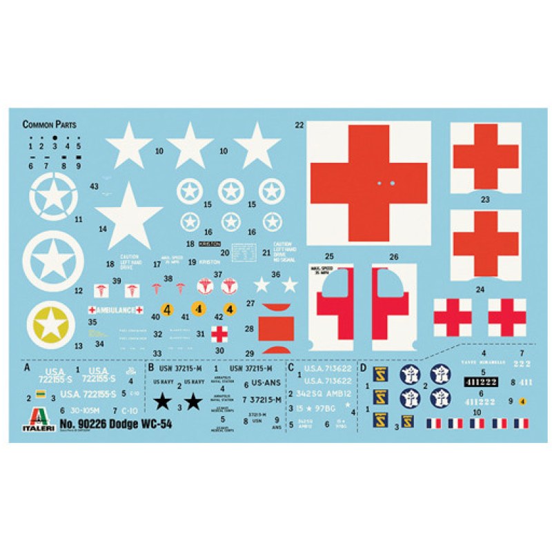 Italeri Dodge WC54 Ambulance 1/35 90226 additional image 3