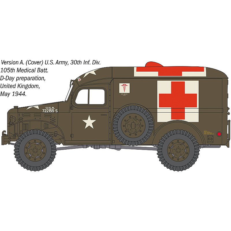 Italeri Dodge WC54 Ambulance 1/35 90226 additional image 4
