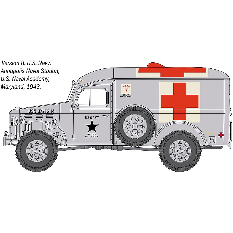 Italeri Dodge WC54 Ambulance 1/35 90226 additional image 5
