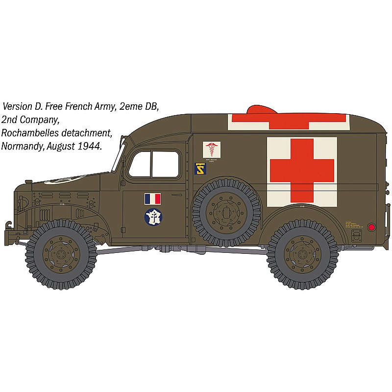 Italeri Dodge WC54 Ambulance 1/35 90226 additional image 7