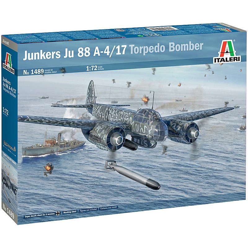 Italeri Junkers Ju 88 A-17 Torpedo Bomber 1/72 1489 additional image 2