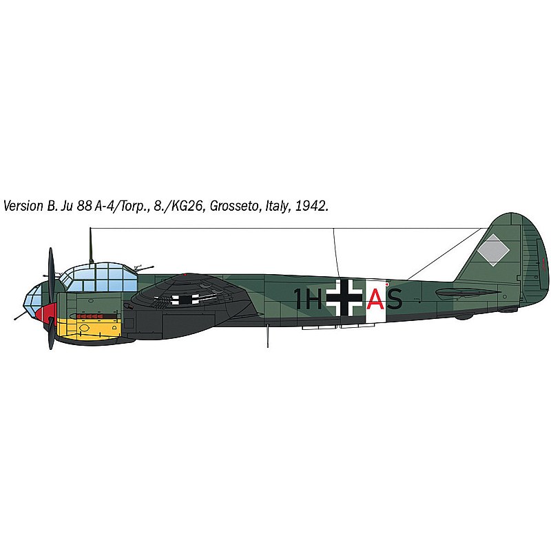 Italeri Junkers Ju 88 A-17 Torpedo Bomber 1/72 1489 additional image 5