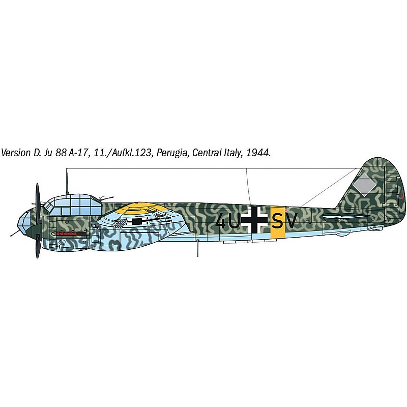 Italeri Junkers Ju 88 A-17 Torpedo Bomber 1/72 1489 additional image 7