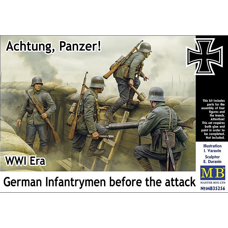 Masterbox Germany Infantry WWI, Achtung Panzer! 1/35 35256