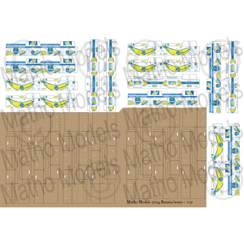 Matho Models Banana boxes 1/35 35134 additional image 4