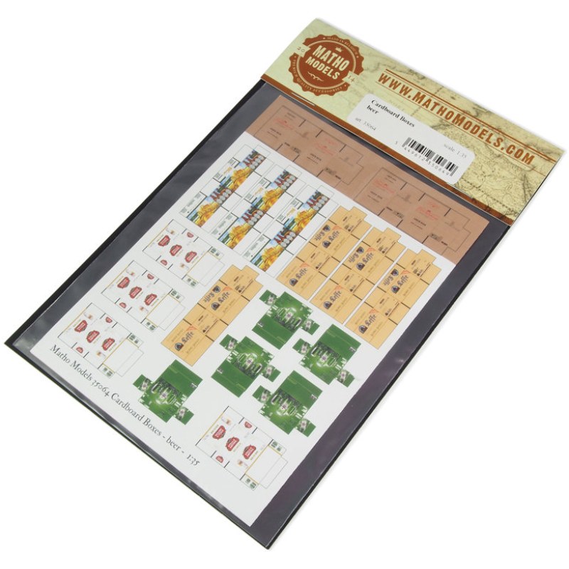Matho Models Cardboard Boxes - beer 1/35 35064 additional image 3