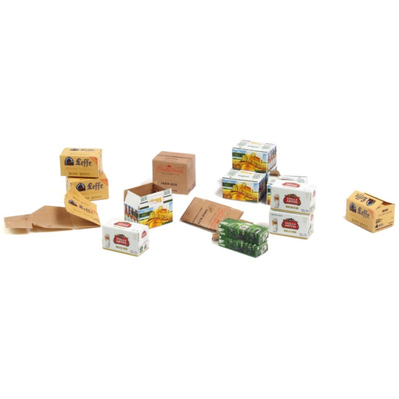 Matho Models Cardboard Boxes - beer 1/35 35064