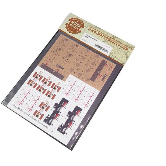 Matho Models Cardboard Boxes - coffee 1/35 35071 additional image 3