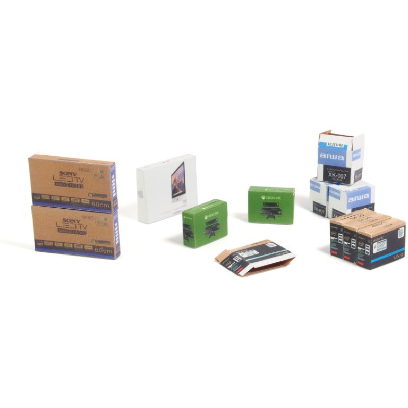 Matho Models Cardboard Boxes - electronic devices 1/35 35065