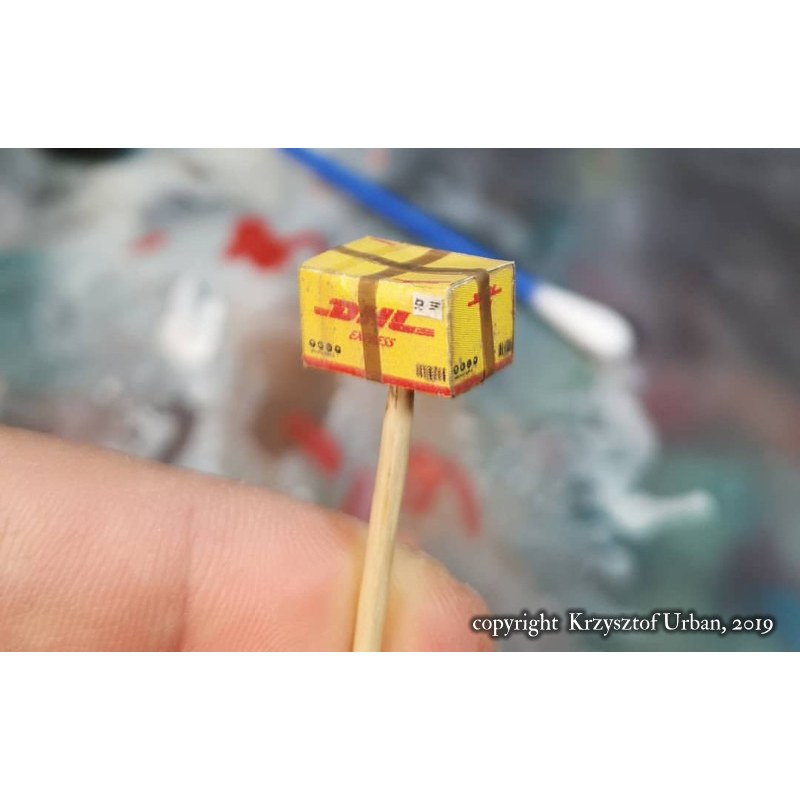 Matho Models Cardboard Boxes - post & courier services 1/35 35074 additional image 4