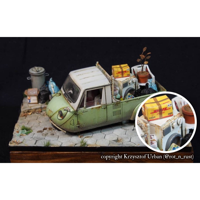 Matho Models Cardboard Boxes - post & courier services 1/35 35074 additional image 5