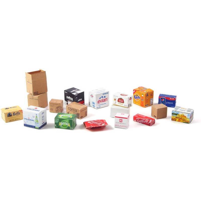 Matho Models Cardboard Boxes - SMALL SET 1 1/35 35076