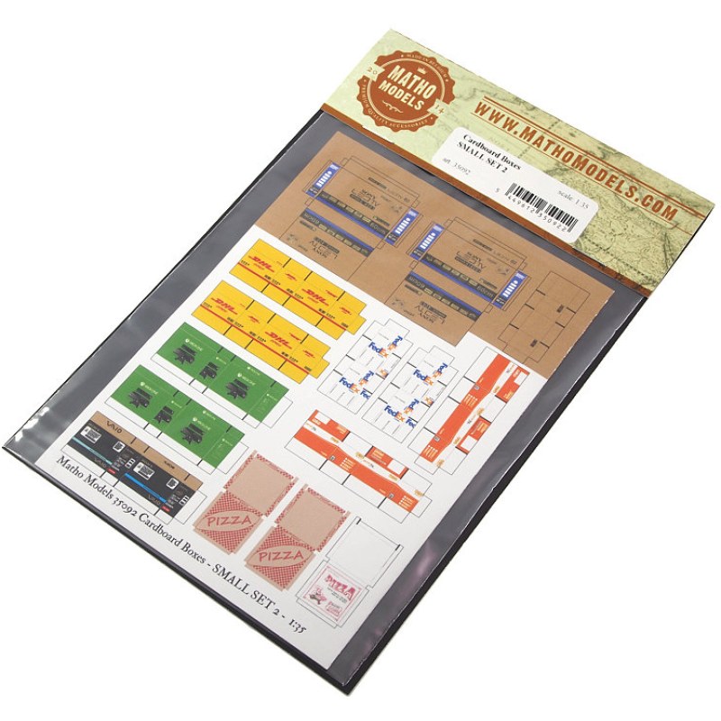 Matho Models Cardboard Boxes - SMALL SET 2 1/35 35092 additional image 3