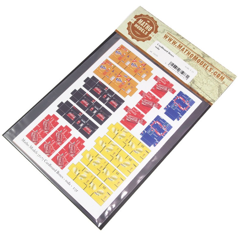 Matho Models Cardboard Boxes - soda 1/35 35073 additional image 3