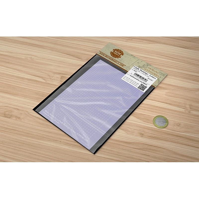Matho Models Chalk Markings - Letters (UPPERCASE) - 1.5mm & 2mm 80032 additional image 2