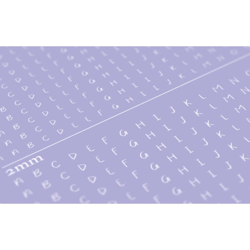 Matho Models Chalk Markings - Letters (UPPERCASE) - 1.5mm & 2mm 80032 additional image 4