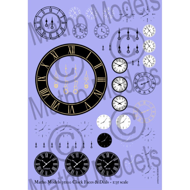 Matho Models Clock Faces & Dials 1/35 35100 additional image 3