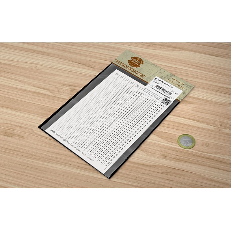 Matho Models Decal Dashed Lines - black 80048 additional image 2