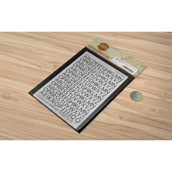 Matho Models Decal Letters (UPPERCASE) - black 8mm 80024 additional image 4