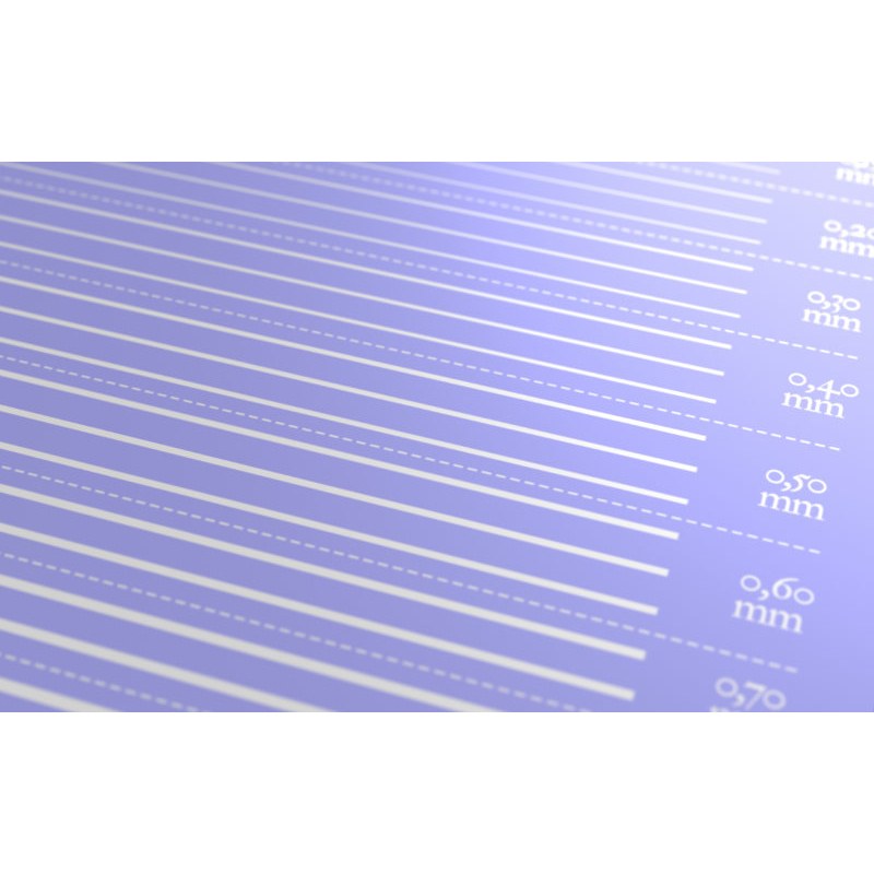 Matho Models Decal Solid Lines - white 80047 additional image 4