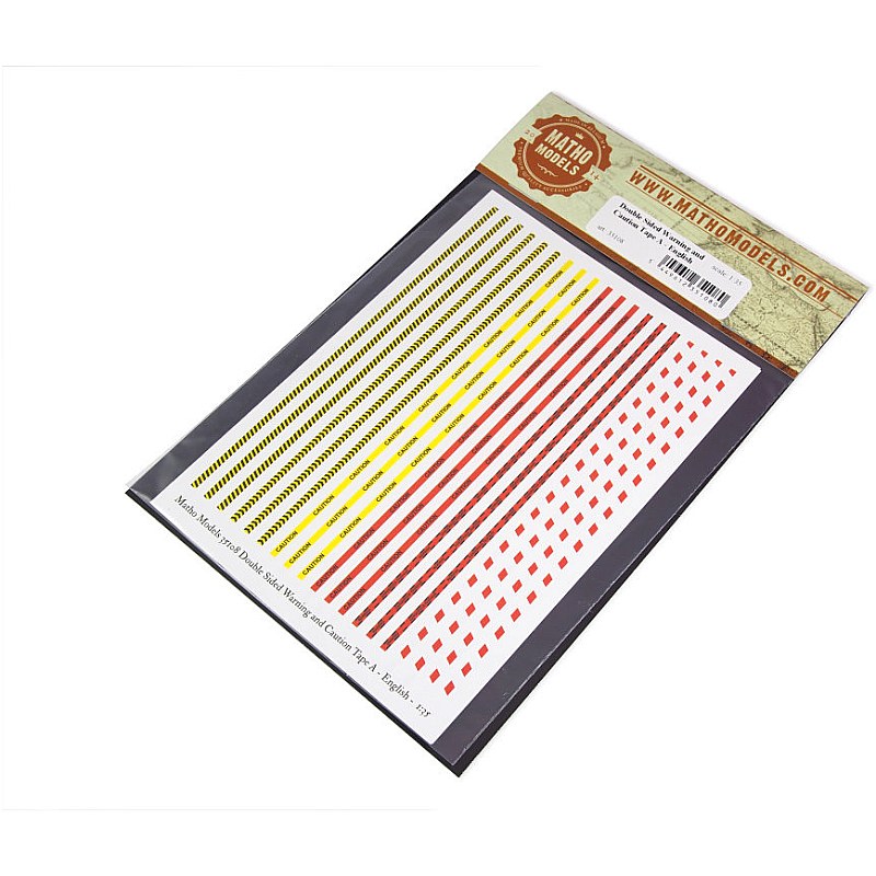Matho Models Double Sided Warning and Caution Tape A - English 1/35 35108 additional image 5
