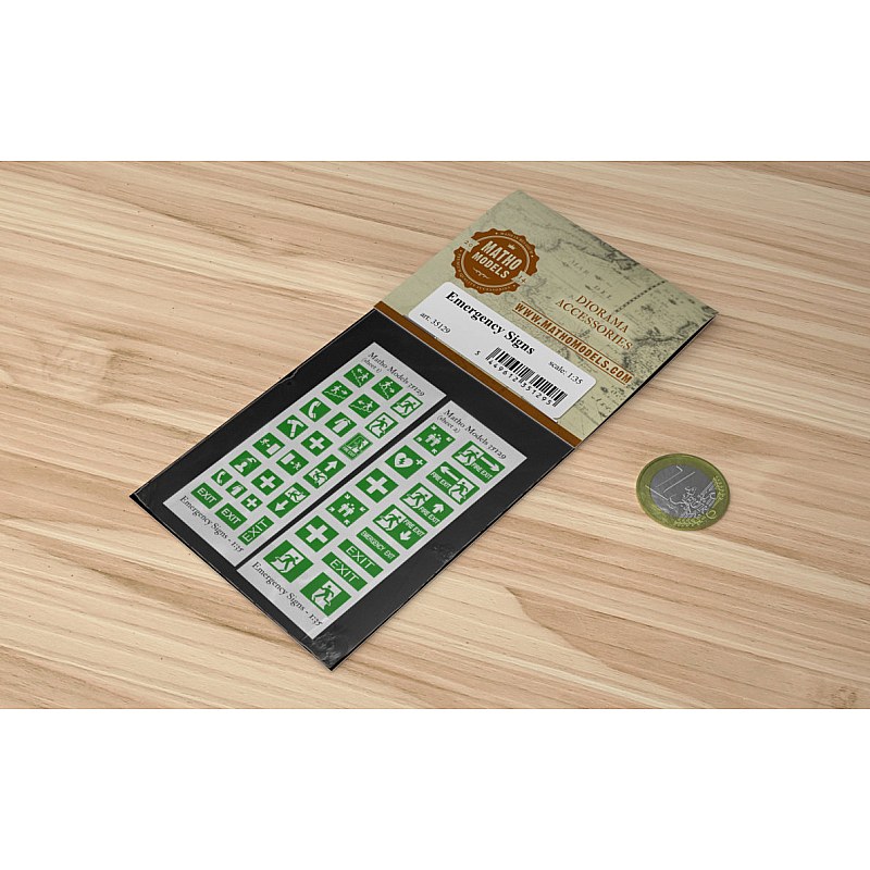 Matho Models Emergency Signs 1/35 35129 additional image 3