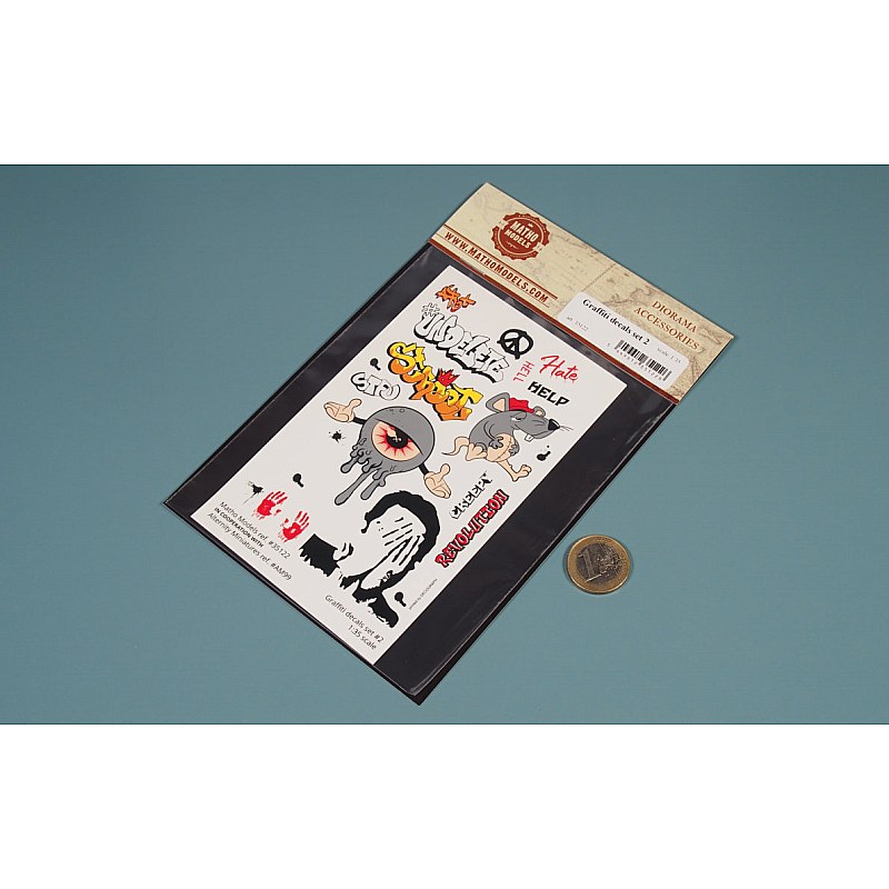 Matho Models Graffiti decals set 2 1/35 35122 additional image 7