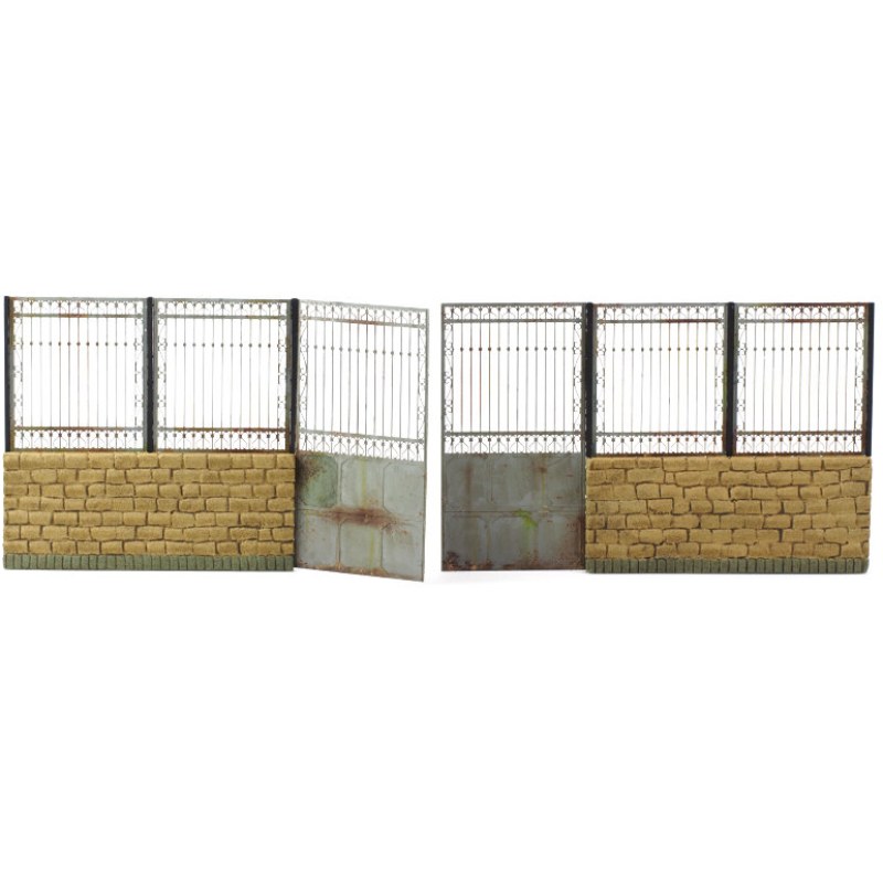 Matho Models Metal Fence B - big set with gate 1/35 35087