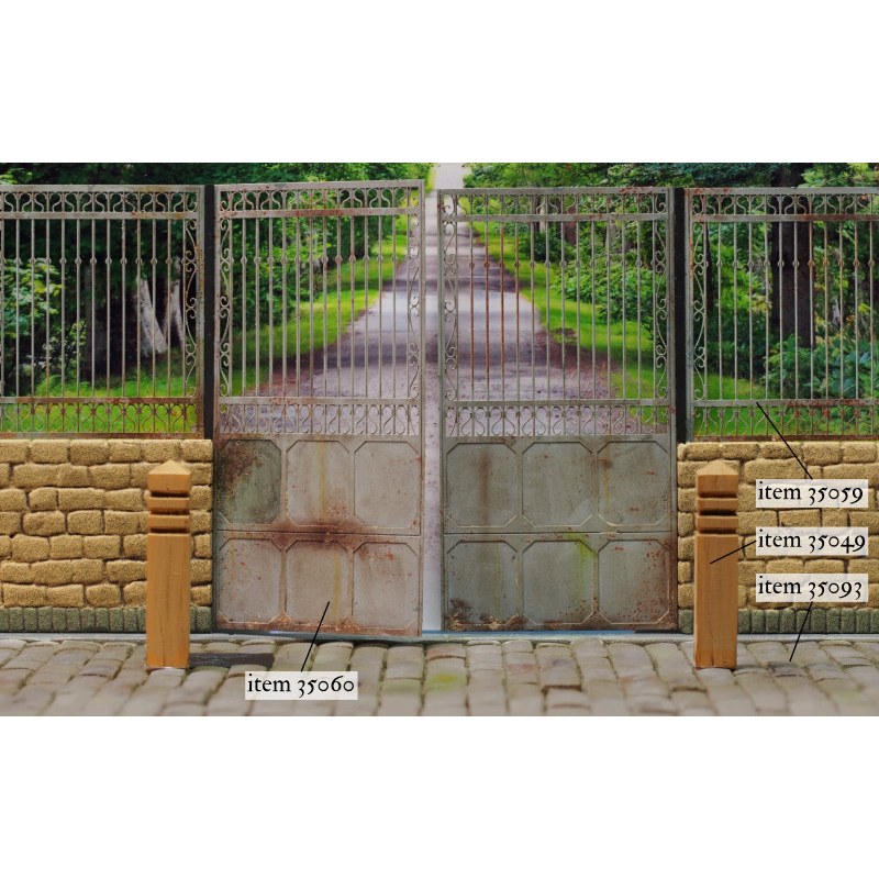 Matho Models Metal Fence Set B 1/35 35059 additional image 6