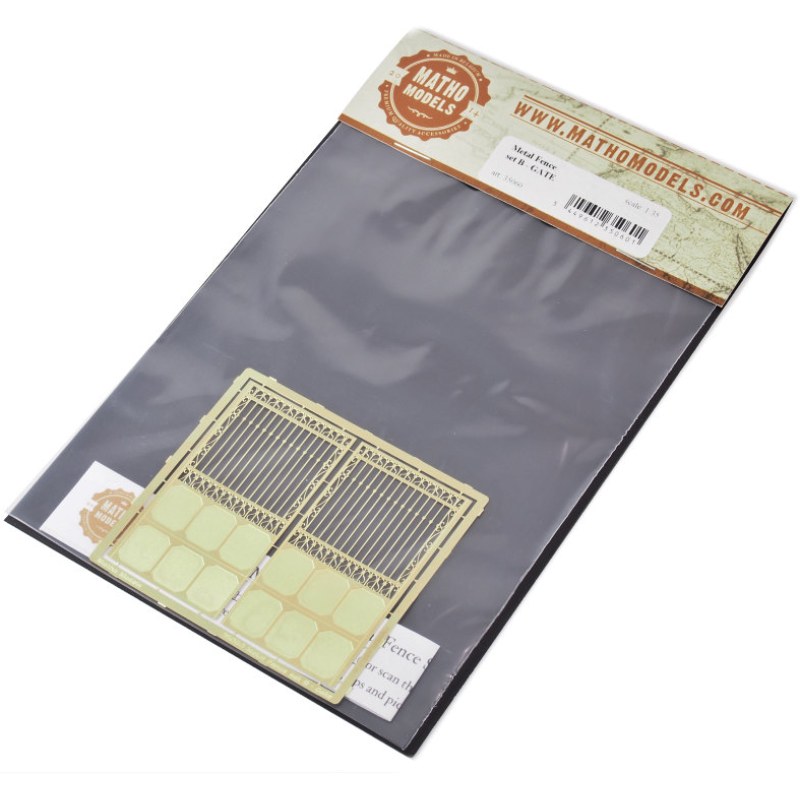 Matho Models Metal Fence Set B - Gate 1/35 35060 additional image 5